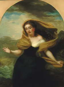 Miranda (from "The Tempest"), 1856. Creator: George Henry Hall