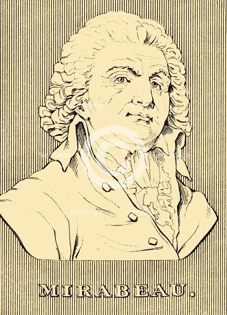 'Mirabeau', (1749-1791), 1830. Creator: Unknown.