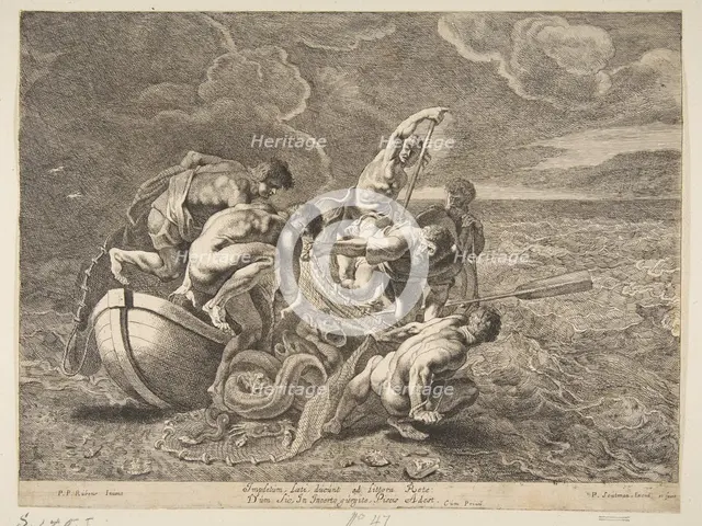 Miraculous Draught of Fish, 1595-1657. Creator: Pieter Soutman.