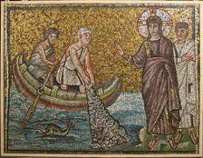 Miraculous Draught of Fishes, Byzantine, early 20th century (original dated early 6th century). Creator: Unknown