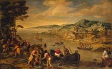 Miraculous Fishing, 1580. Creator: Lodewijk Toeput
