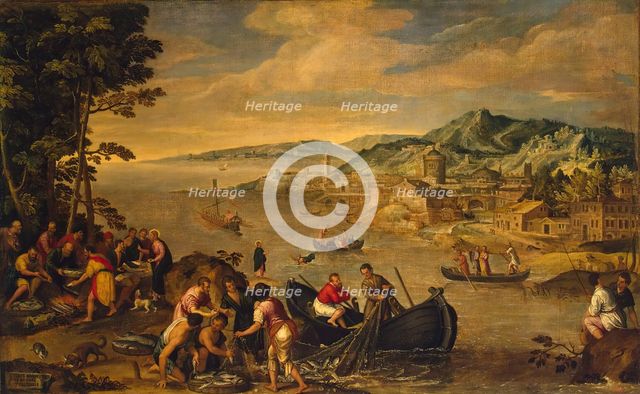 Miraculous Fishing, 1580. Creator: Lodewijk Toeput.