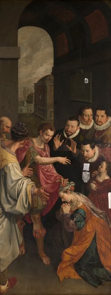 Miraculous Healing of Zoe, c1575. Creator: Ambrosius Francken I