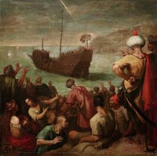 Miraculous return of Saint John of Matha, 1634. Creator: Vicencio Carducho