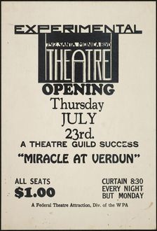 Miracle at Verdun, Los Angeles, 1936. Creator: Unknown