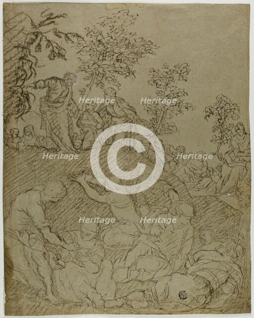 Miracle of the Loaves and Fishes, n.d. Creator: Pedro de Mena.