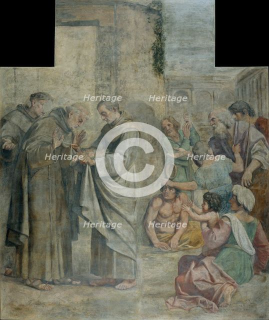 Miracle of the Roses, 1604-1607. Artist: Carracci, Annibale (1560-1609)