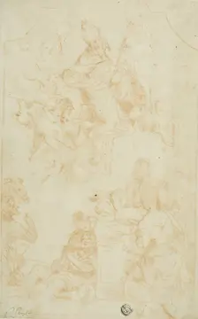 Miracle of Bishop Saint, n.d. Creator: Pietro Santi Bartoli