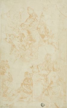 Miracle of Bishop Saint, n.d. Creator: Pietro Santi Bartoli