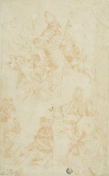 Miracle of Bishop Saint, n.d. Creator: Pietro Santi Bartoli