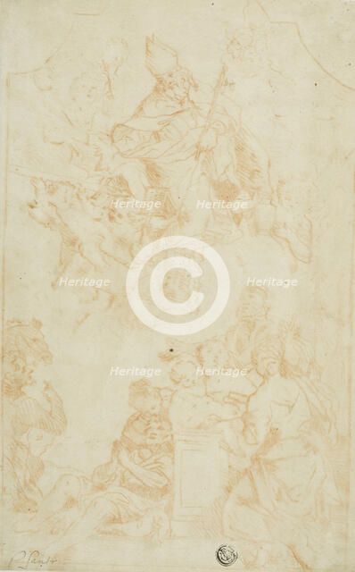 Miracle of Bishop Saint, n.d. Creator: Pietro Santi Bartoli.