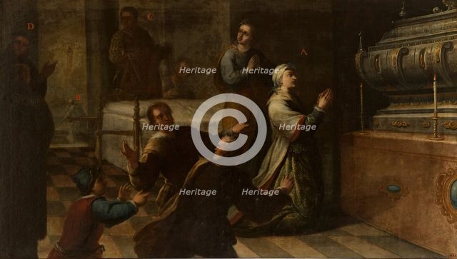 Miracle of Doña María de Peñuela (?), c1729-c1731. Creator: Juan García de Miranda.