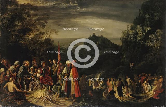Miracle of St Paul on the Island of Malta, 1620. Creator: David Teniers I.