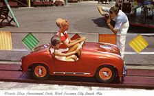 Miracle Strip Amusement Park, West Panama City Beach, Florida USA, 1967