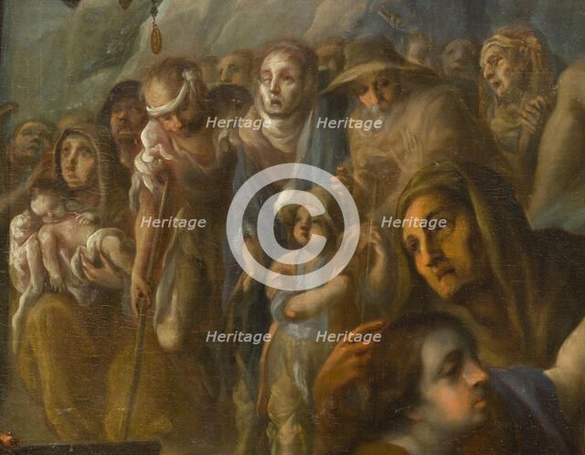 Miracles of Saint Salvador de Horta (Milagros del beato Salvador de Horta) (image 3 of 4), c1720. Creator: Juan Rodríguez Juárez.