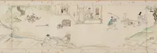 Miracles performed by the bodhisattva Jizo (copy of a section of a handscroll), Edo period, 1627. Creator: Kanô Tan'yû