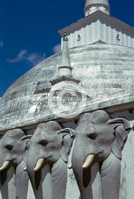 Mirasevti Stupa in Sri Lanka. Artist: Unknown