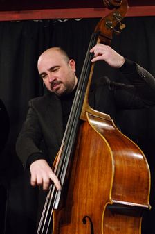 Mirko Scarcia, David Angol Quartet, Verdict Jazz Club, Brighton, East Sussex, 17 Feb 2023. Creator: Brian O'Connor