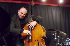 Mirko Scarcia, David Angol Quartet, Verdict Jazz Club, Brighton, East Sussex, 17 Feb 2023. Creator: Brian O'Connor