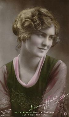 Miriam Babbage, (c1880-1950) - Daily Mirror Beauty Contest (1st Prize Winner) c1930. Creator: Unknown