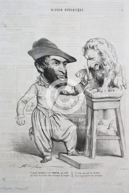 Miroir Drolatique: No. 6. Creator: Marie Alexandre Alophe (French, 1812-1883).