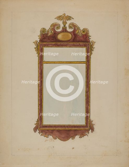 Mirror, 1935/1942. Creator: Unknown.