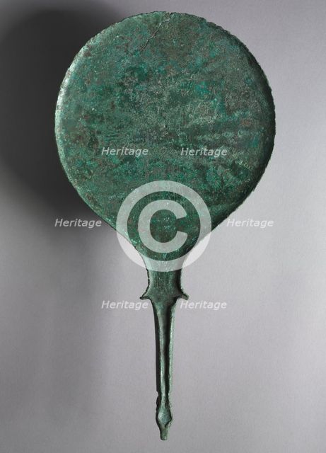Mirror, 300-100 BC. Creator: Unknown.