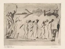 Mirror of Illusion, 1916. Creator: Arthur Davies
