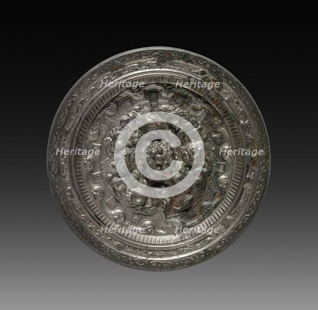 Mirror of the "Deities and Beasts", 3rd Century. Creator: Unknown.