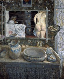 Mirror above a Washstand 1908. Artist: Pierre Bonnard