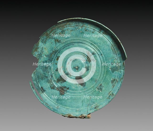 Mirror Box with Head of Athena (lid), 400-375 BC. Creator: Unknown.