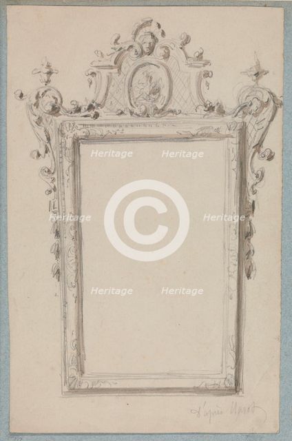 Mirror, c.1864-c.1894. Creator: Henri Cameré.