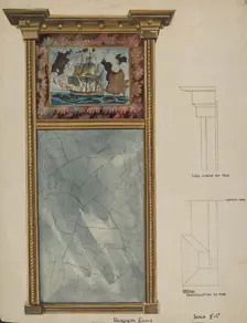 Mirror, c. 1941. Creator: Roberta Elvis