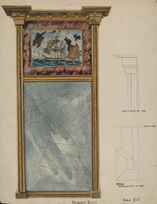 Mirror, c. 1941. Creator: Roberta Elvis