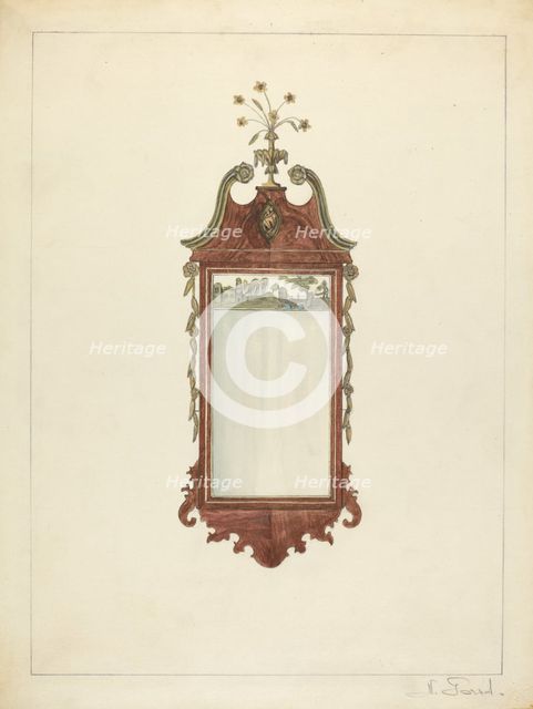 Mirror, c. 1953. Creator: Nicholas Gorid.