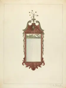 Mirror, c. 1953. Creator: Nicholas Gorid