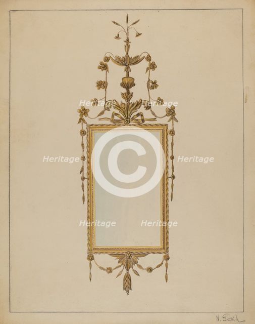 Mirror, c. 1936. Creator: Nicholas Gorid.