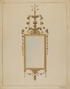 Mirror, c. 1936. Creator: Nicholas Gorid