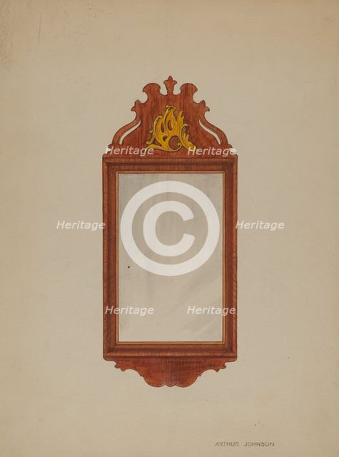 Mirror, c. 1936. Creator: Arthur Johnson.