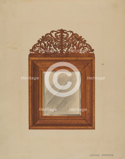 Mirror, c. 1936. Creator: Arthur Johnson.