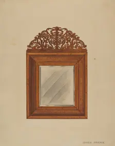 Mirror, c. 1936. Creator: Arthur Johnson