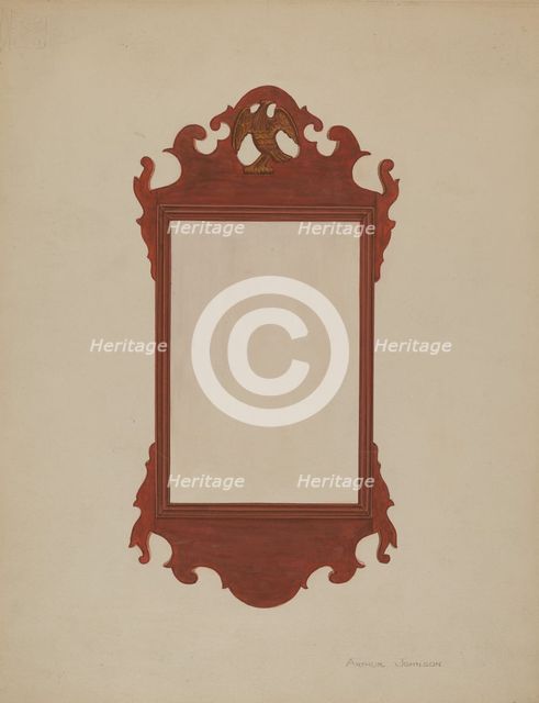 Mirror, c. 1936. Creator: Arthur Johnson.