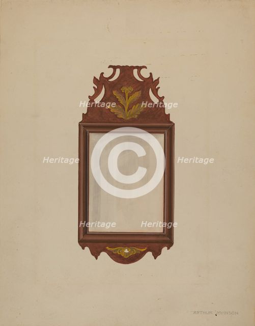 Mirror, c. 1936. Creator: Arthur Johnson.