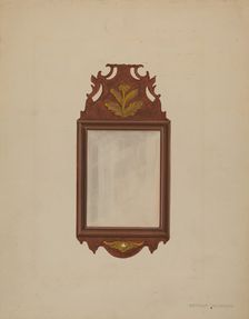 Mirror, c. 1936. Creator: Arthur Johnson
