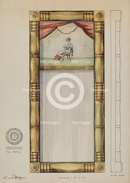 Mirror, c. 1936. Creator: Kurt Melzer.