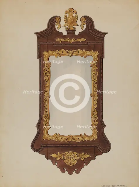 Mirror, c. 1936. Creator: Lorenz Rothkrantz.