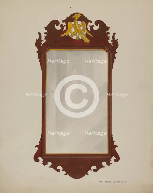 Mirror, c. 1937. Creator: Arthur Johnson.