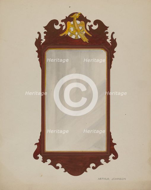 Mirror, c. 1937. Creator: Arthur Johnson.