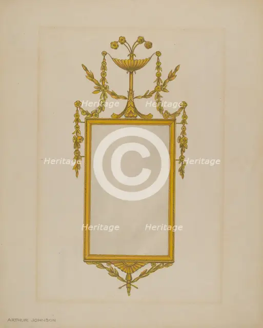 Mirror, c. 1937. Creator: Arthur Johnson.