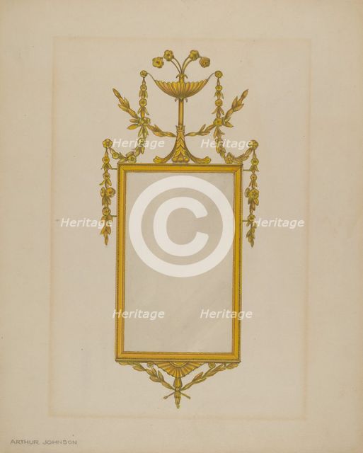 Mirror, c. 1937. Creator: Arthur Johnson.